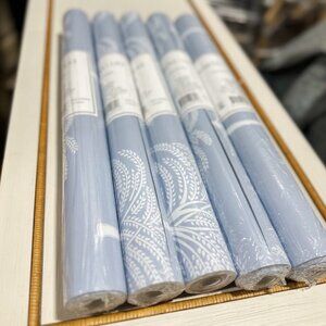 NEW Serena & Lily Woodland Wallpaper-Coastal Blue